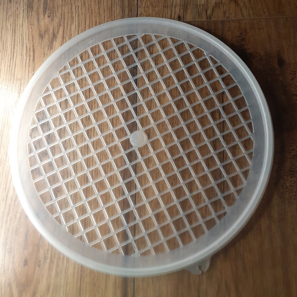 Vtg 516 Tupperware 9" Round Lid 339  Colander Strainer Lid - Picture 2 of 14